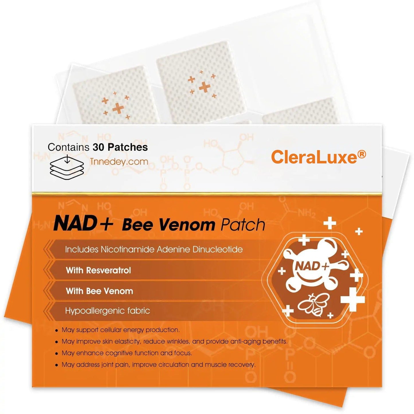 CleraLuxe®【Official Authorized Store】💎NAD+ Bee Venom Patch – Ultimate Skin Rejuvenation & Energy Boost（Last Day Discount：75%）