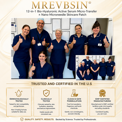 𝐏𝐡𝐲𝐬𝐢𝐜𝐢𝐚𝐧-𝐅𝐨𝐫𝐦𝐮𝐥𝐚𝐭𝐞𝐝 ✨ | 𝐌𝐑𝐄𝐕𝐁𝑺𝑰𝑵® 𝟏𝟐-𝐢𝐧-𝟏 𝐁𝐢𝐨-𝐇𝐲𝐚𝐥𝐮𝐫𝐨𝐧𝐢𝐜 𝐀𝐜𝐭𝐢𝐯𝐞 𝐒𝐞𝐫𝐮𝐦 𝐌𝐢𝐜𝐫𝐨-𝐓𝐫𝐚𝐧𝐬𝐟𝐞𝐫 × 𝐍𝐚𝐧𝐨 𝐌𝐢𝐜𝐫𝐨𝐧𝐞𝐞𝐝𝐥𝐞 𝐒𝐤𝐢𝐧𝐜𝐚𝐫𝐞 𝐏𝐚𝐭𝐜𝐡 𝐰𝐢𝐭𝐡 𝐌𝐢𝐜𝐫𝐨-𝐓𝐢𝐩 𝐌𝐚𝐭𝐫𝐢𝐱, 𝐏𝐞𝐩𝐭𝐢𝐝𝐞-𝐂𝐨𝐦𝐩𝐚𝐭𝐢𝐛𝐥𝐞 𝐒𝐞𝐫𝐮𝐦 𝐑𝐞𝐬𝐞𝐫𝐯𝐨𝐢𝐫 & 𝐎𝐜𝐜𝐥𝐮𝐬𝐢𝐯𝐞 𝐋𝐨𝐜𝐤-𝐈𝐧 𝐓𝐞𝐜𝐡𝐧𝐨𝐥𝐨𝐠𝐲